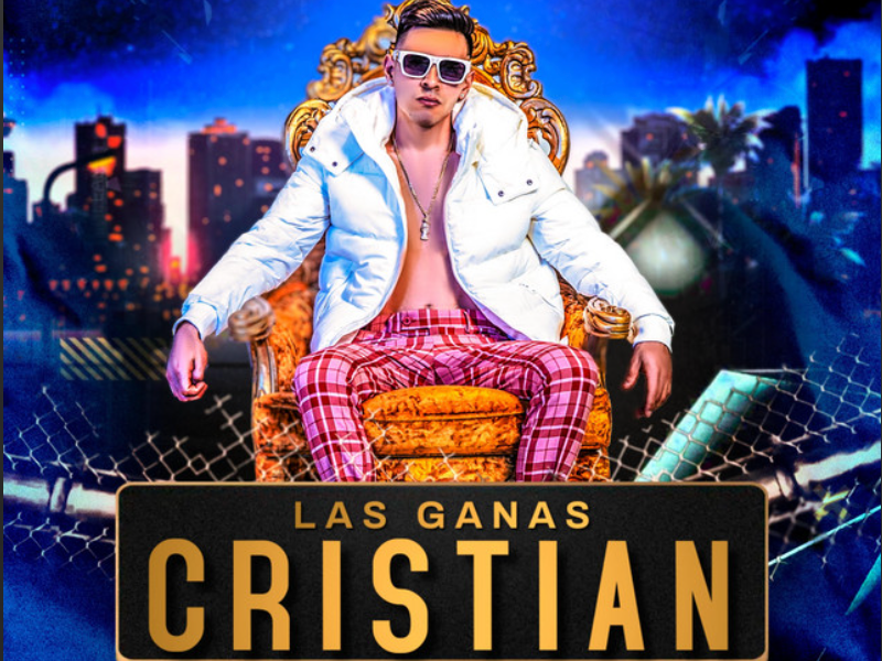  El artista emergente venezolano Cristian Fernández presente su single musical “Las Ganas”.